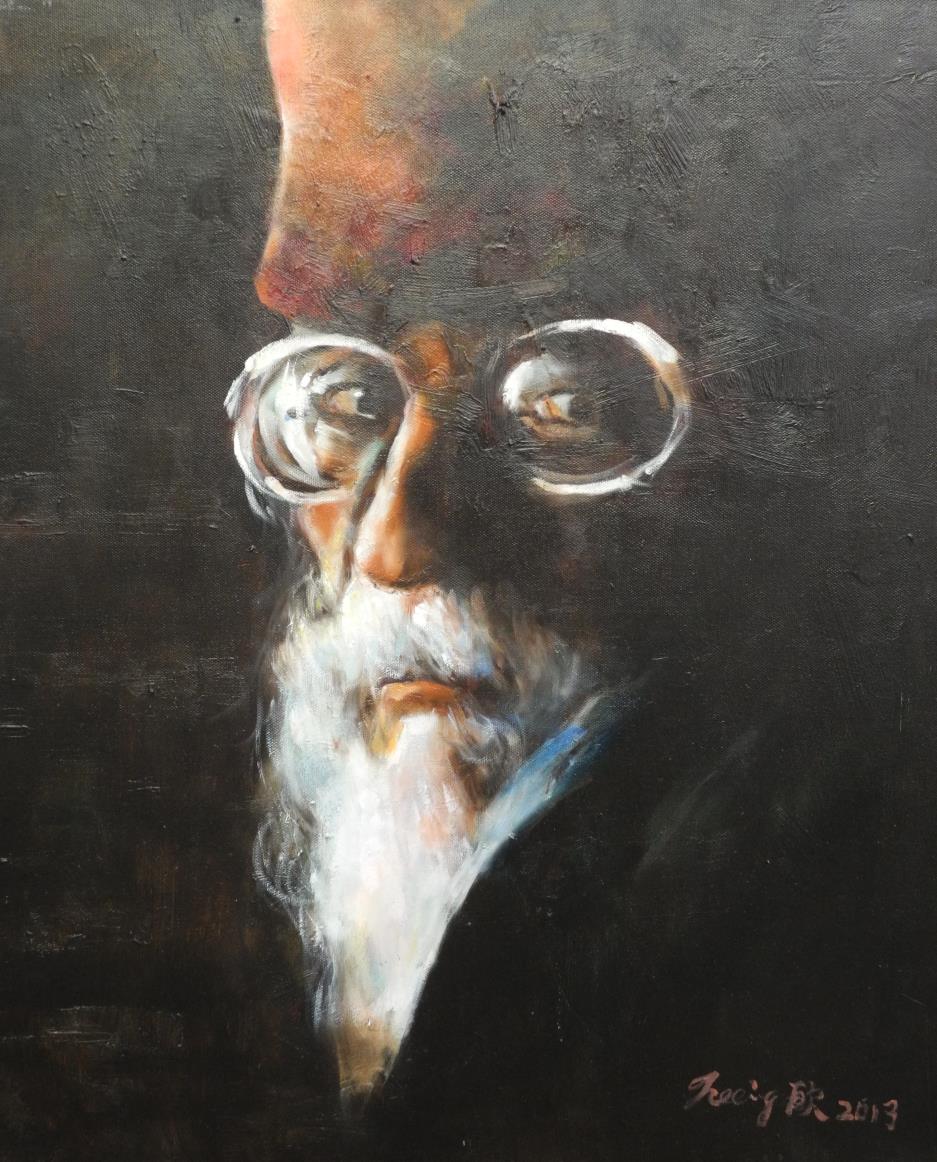 斑斕—歐萃瑩西畫展作品《遙望人生》