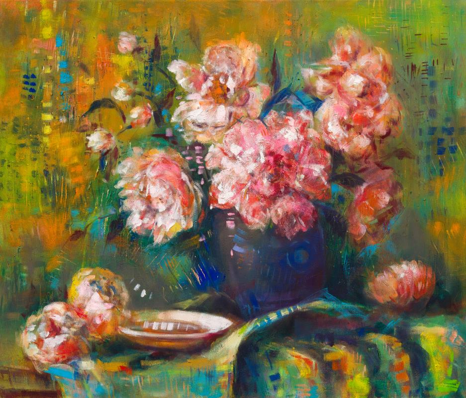 「在之上、之下或之中」張嘉娜西畫個展_釋放喜悅