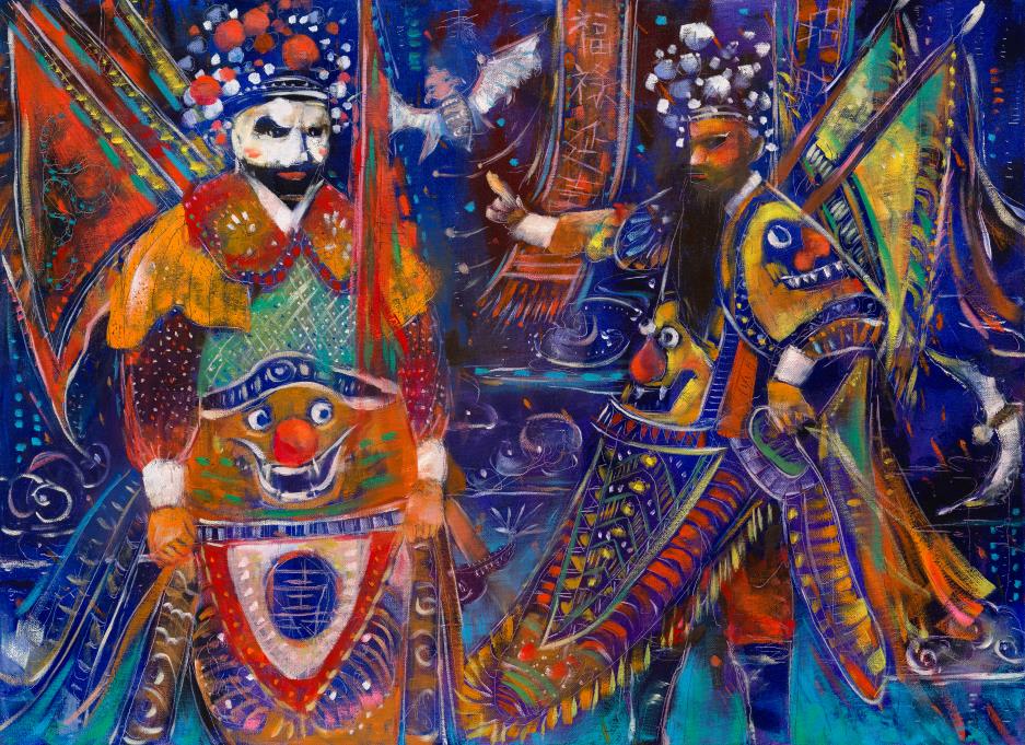 「在之上、之下或之中」張嘉娜西畫個展_爭與不爭的智慧