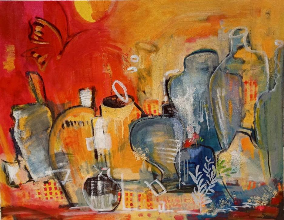 原生畫會學員創作之5。