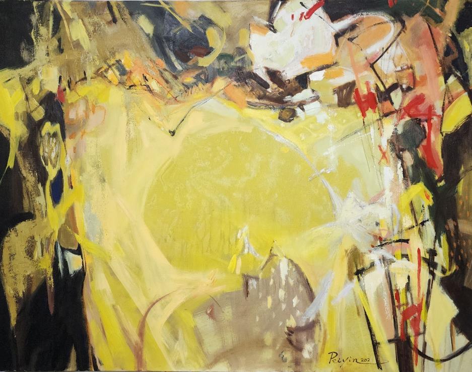 原生畫會學員作品創作之一