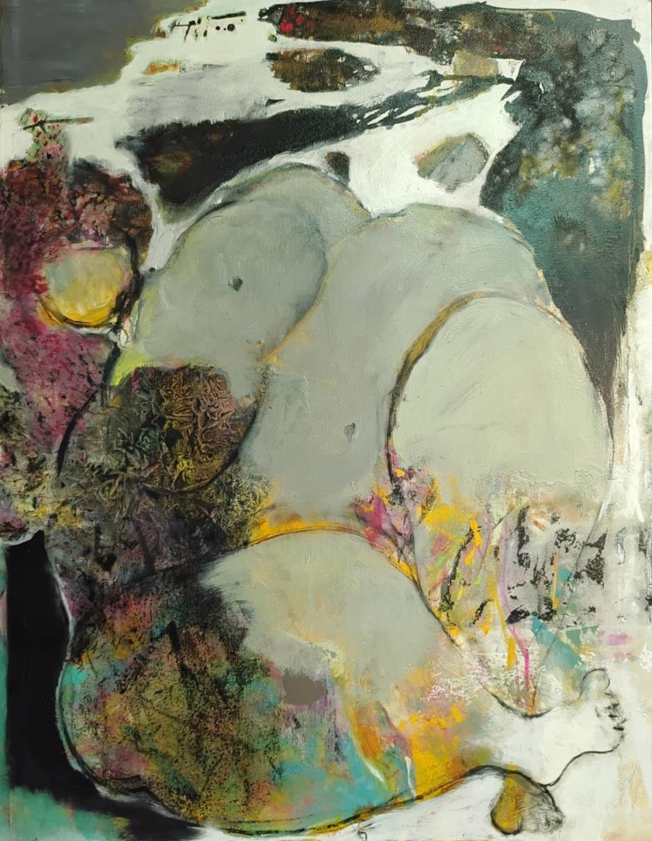 原生畫會學員作品創作之三。