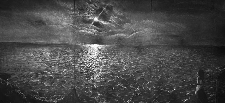 黑白照片展現天地的大塊文章