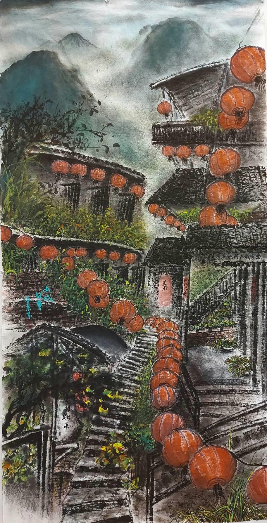 不設限-潘素芬繪畫創作展《山城故事》