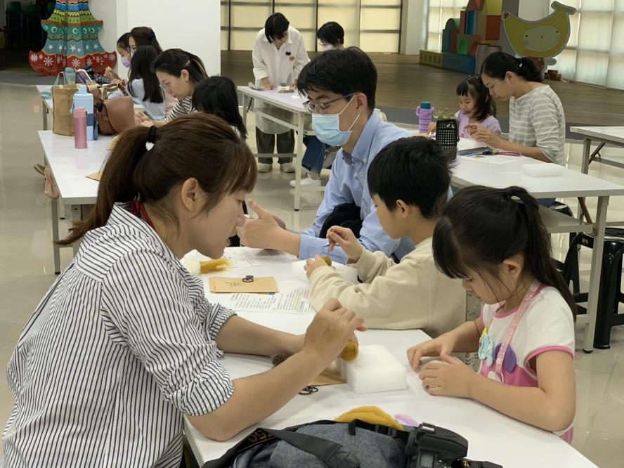 羊毛氈動物吊飾研習，親子一起動手DIY