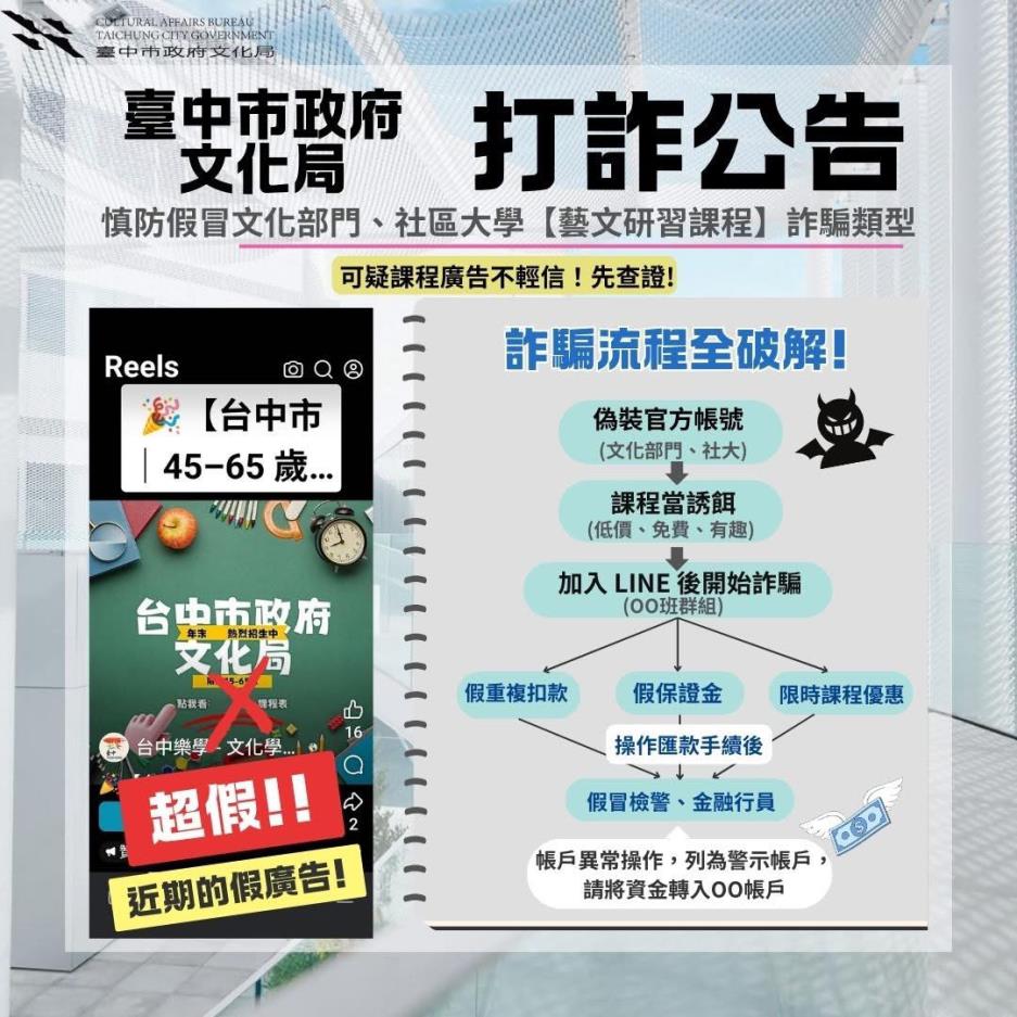 當心詐騙！請務必提高警覺！