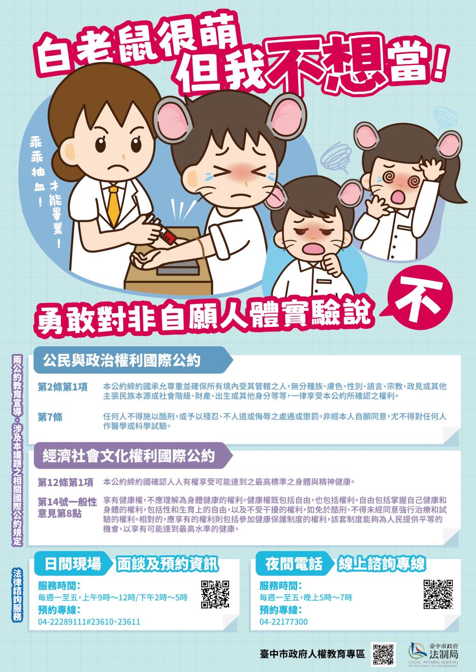 兩公約宣傳海報
